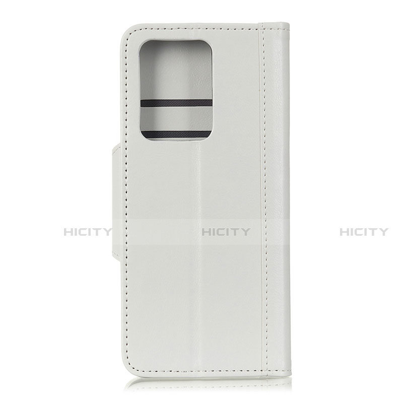 Handytasche Stand Schutzhülle Flip Leder Hülle T06 für Huawei P40 Pro+ Plus Weiß