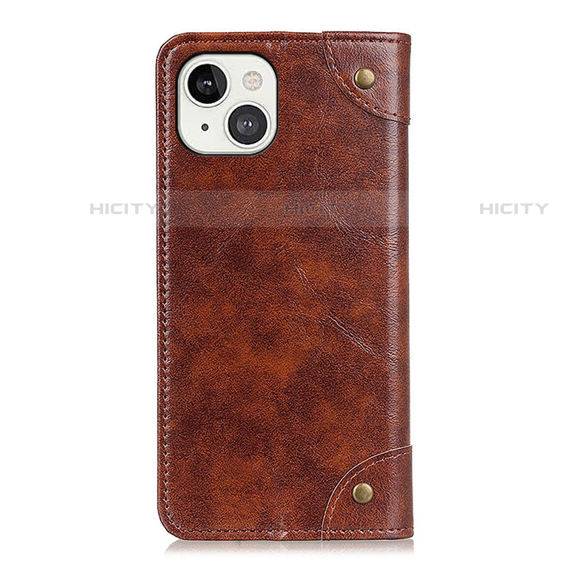 Handytasche Stand Schutzhülle Flip Leder Hülle T08 für Apple iPhone 14 groß