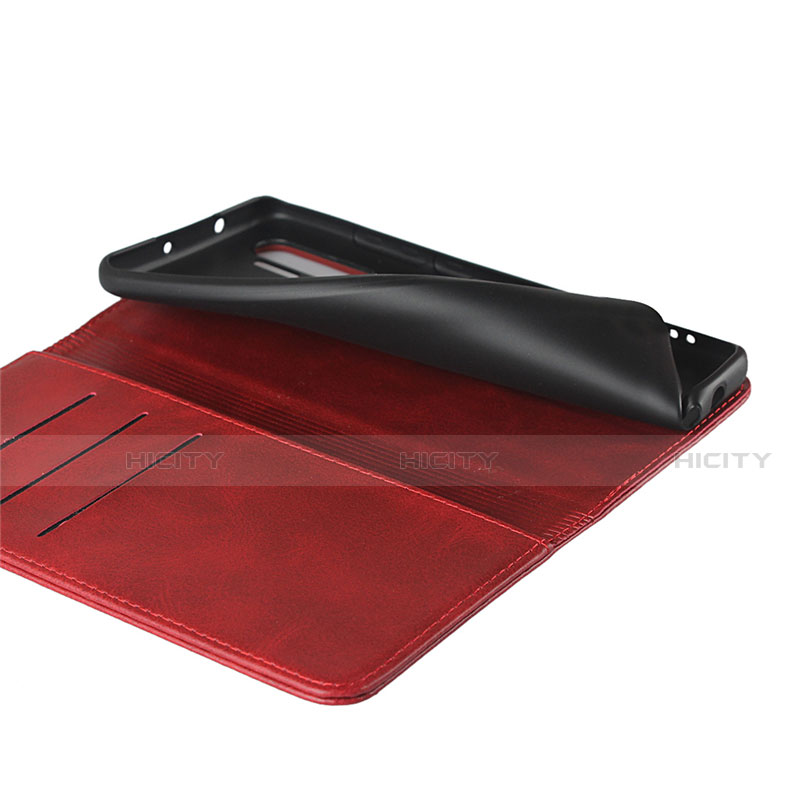 Handytasche Stand Schutzhülle Flip Leder Hülle T08 für Xiaomi Mi Note 10 Pro groß