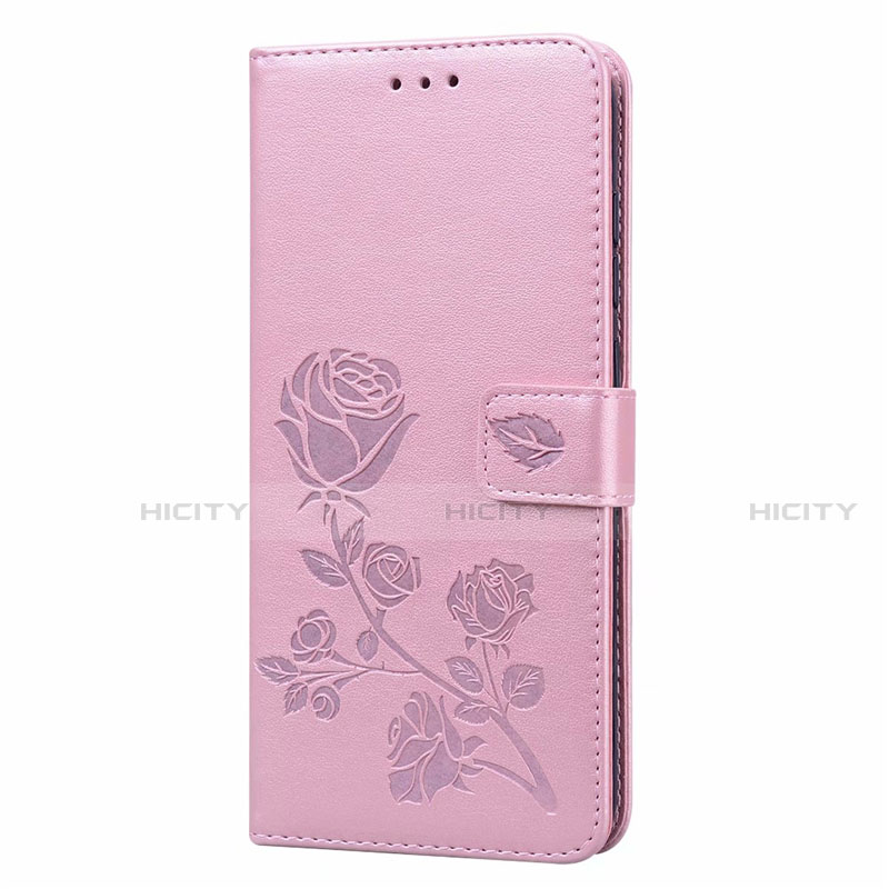 Handytasche Stand Schutzhülle Flip Leder Hülle T09 für Xiaomi Redmi Note 9 Rosa