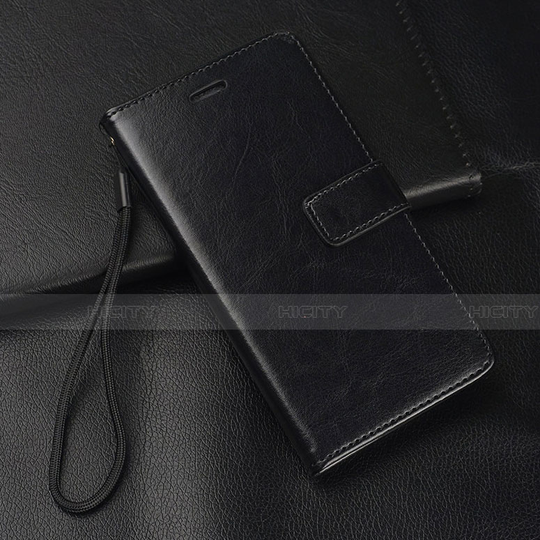 Handytasche Stand Schutzhülle Flip Leder Hülle T10 für Huawei P20 Schwarz
