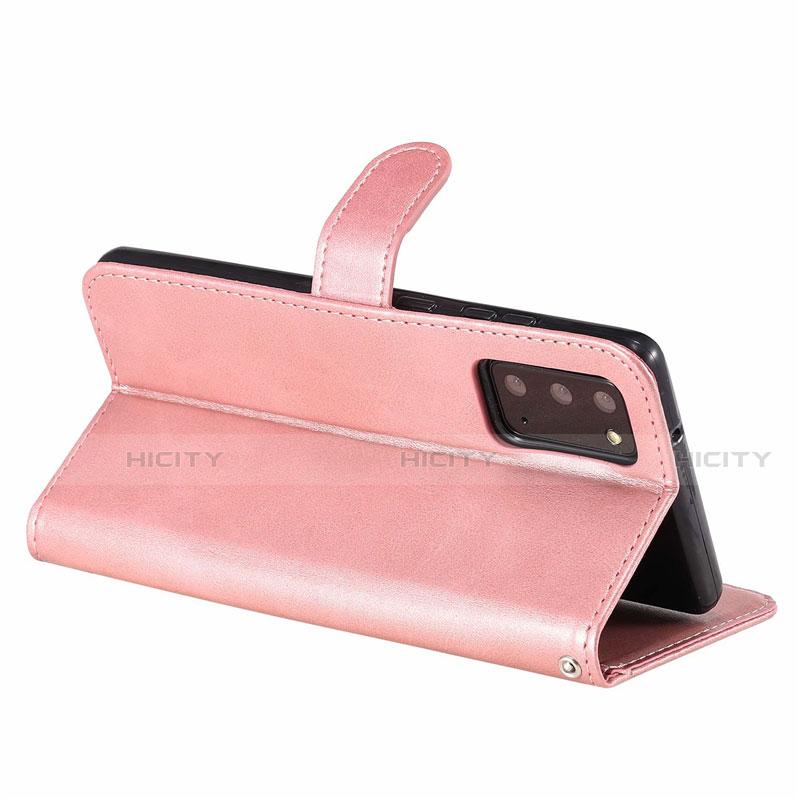 Handytasche Stand Schutzhülle Flip Leder Hülle T10 für Samsung Galaxy Note 20 5G groß