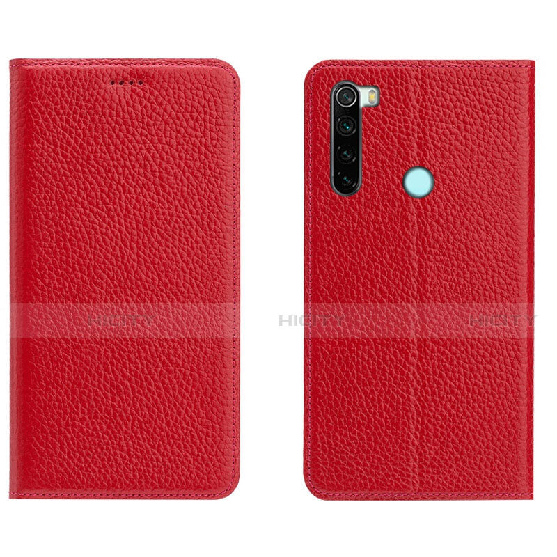 Handytasche Stand Schutzhülle Flip Leder Hülle T10 für Xiaomi Redmi Note 8T groß