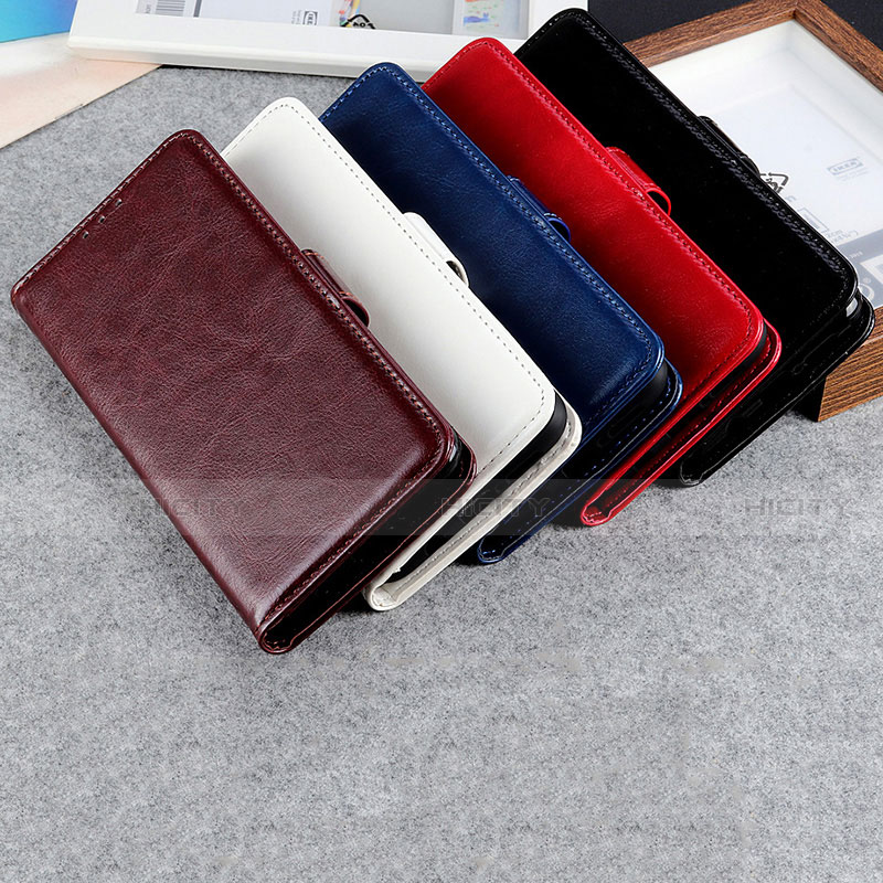 Handytasche Stand Schutzhülle Flip Leder Hülle T13 für Apple iPhone 15 Pro groß