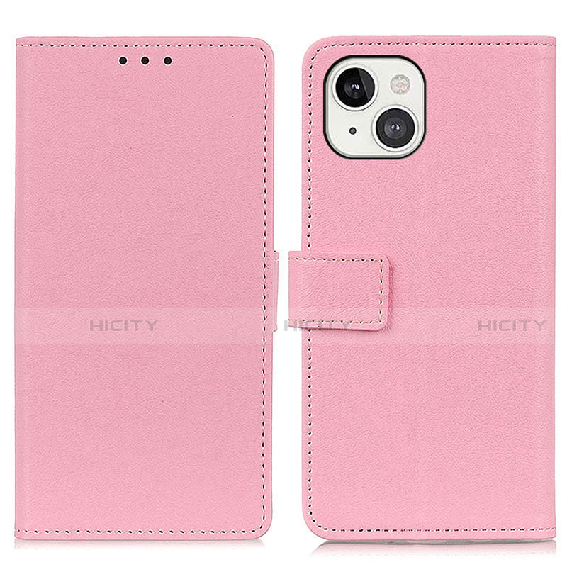 Handytasche Stand Schutzhülle Flip Leder Hülle T14 für Apple iPhone 14 Rosa Plus