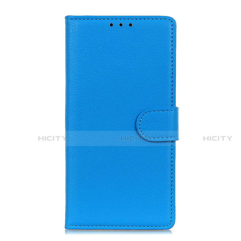 Handytasche Stand Schutzhülle Flip Leder Hülle T16 für Samsung Galaxy Note 20 5G Hellblau Plus