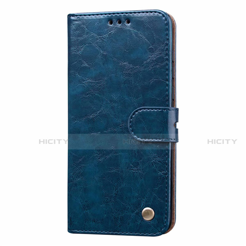 Handytasche Stand Schutzhülle Flip Leder Hülle T20 für Huawei P40 Blau Plus