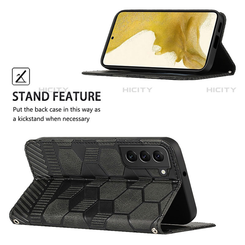 Handytasche Stand Schutzhülle Flip Leder Hülle Y01B für Samsung Galaxy S22 Plus 5G