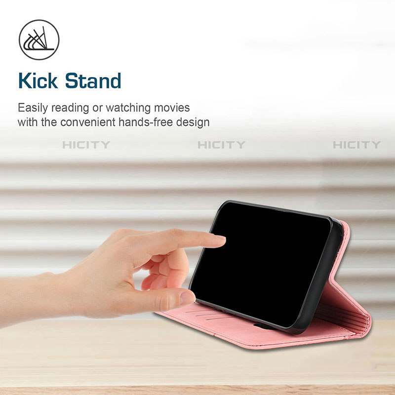 Handytasche Stand Schutzhülle Flip Leder Hülle Y02X für Motorola Moto G100 5G groß