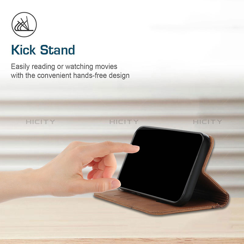 Handytasche Stand Schutzhülle Flip Leder Hülle Y02X für Xiaomi Poco X3 NFC