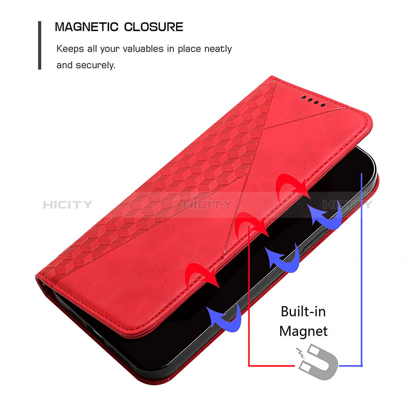 Handytasche Stand Schutzhülle Flip Leder Hülle Y02X für Xiaomi Redmi Note 9 Pro