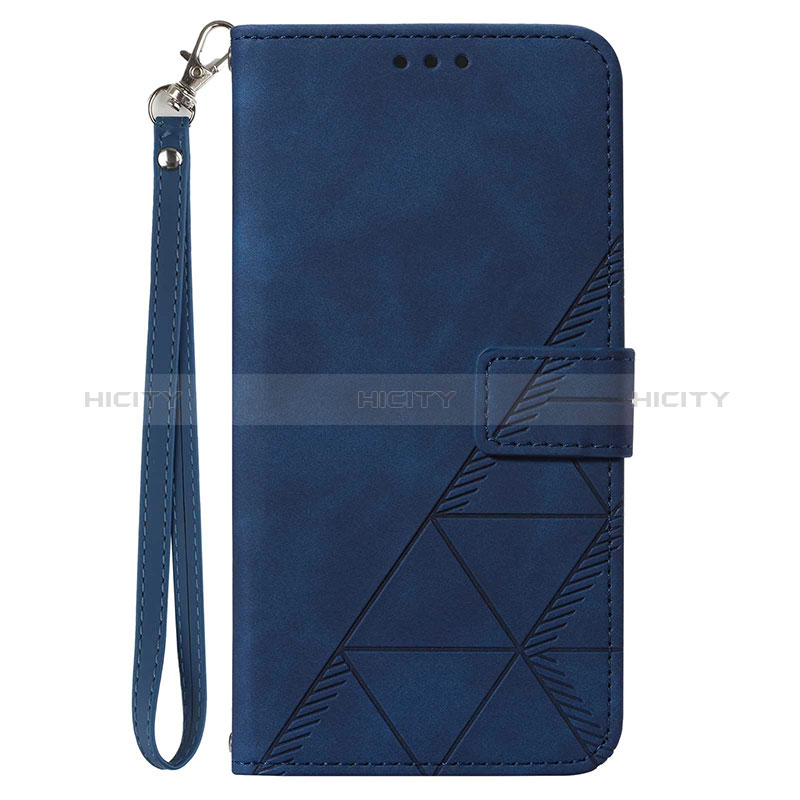 Handytasche Stand Schutzhülle Flip Leder Hülle Y03B für Samsung Galaxy A42 5G Blau