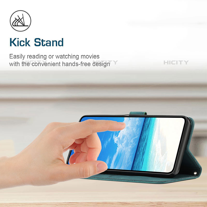 Handytasche Stand Schutzhülle Flip Leder Hülle Y03X für Oppo Reno8 5G groß