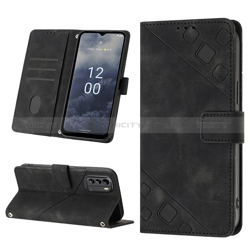Handytasche Stand Schutzhülle Flip Leder Hülle YB1 für Nokia G60 5G