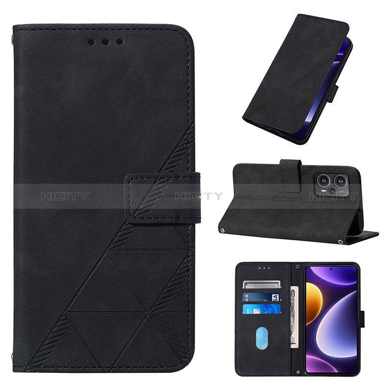 Handytasche Stand Schutzhülle Flip Leder Hülle YB2 für Xiaomi Poco F5 5G