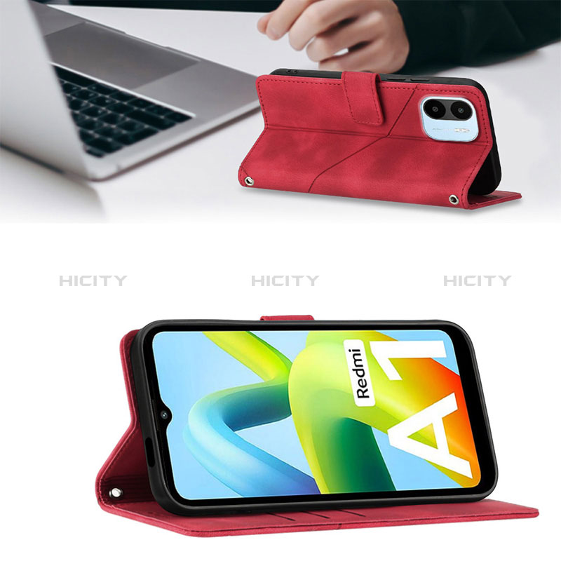 Handytasche Stand Schutzhülle Flip Leder Hülle YB2 für Xiaomi Redmi A2 groß