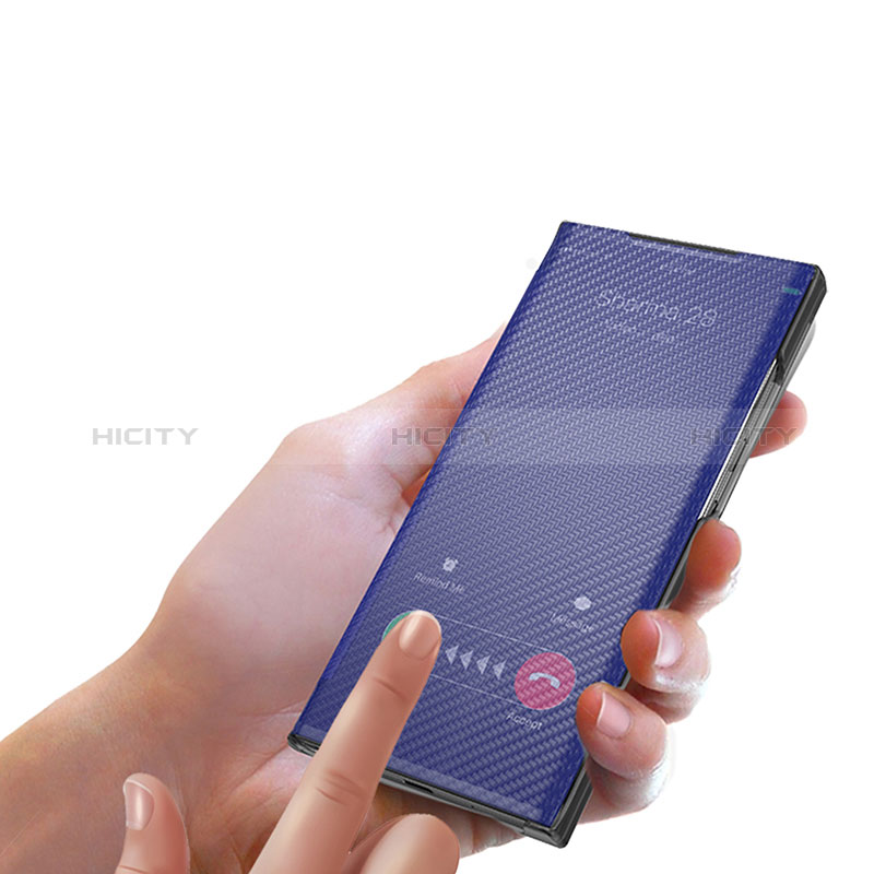 Handytasche Stand Schutzhülle Flip Leder Hülle ZL1 für Samsung Galaxy A21s groß