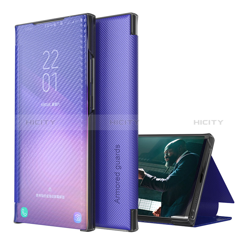 Handytasche Stand Schutzhülle Flip Leder Hülle ZL1 für Samsung Galaxy F12