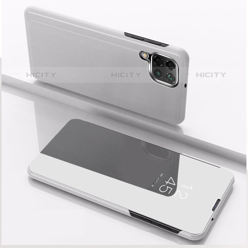 Handytasche Stand Schutzhülle Flip Leder Rahmen Spiegel Tasche für Samsung Galaxy M33 5G