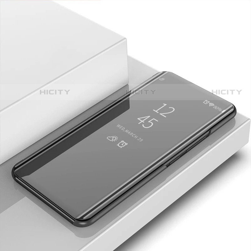 Handytasche Stand Schutzhülle Flip Leder Rahmen Spiegel Tasche für Samsung Galaxy S20 FE (2022) 5G groß