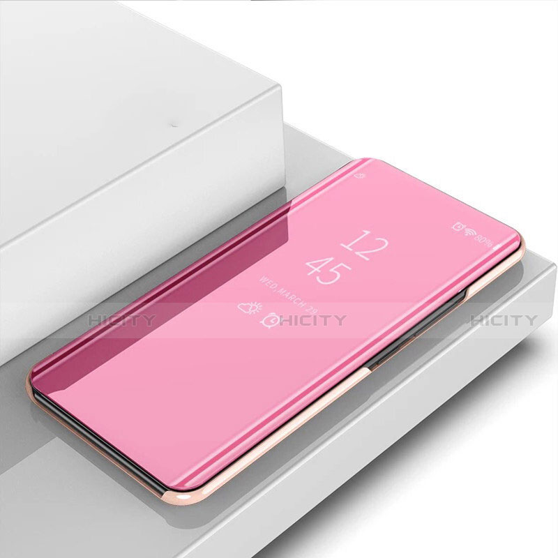 Handytasche Stand Schutzhülle Flip Leder Rahmen Spiegel Tasche für Xiaomi Poco X3 NFC