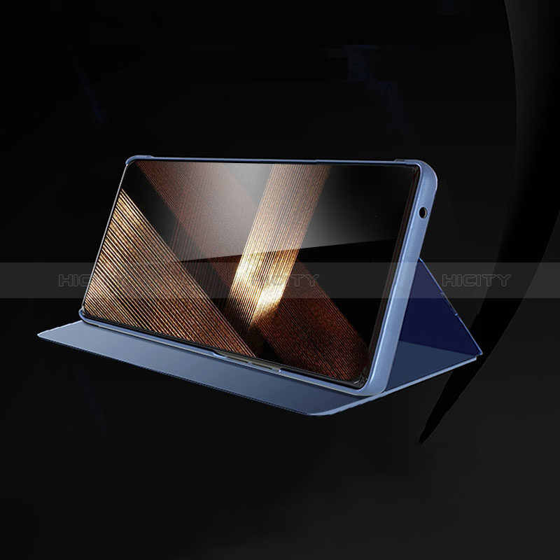 Handytasche Stand Schutzhülle Flip Leder Rahmen Spiegel Tasche für Xiaomi Redmi Note 13 Pro 5G