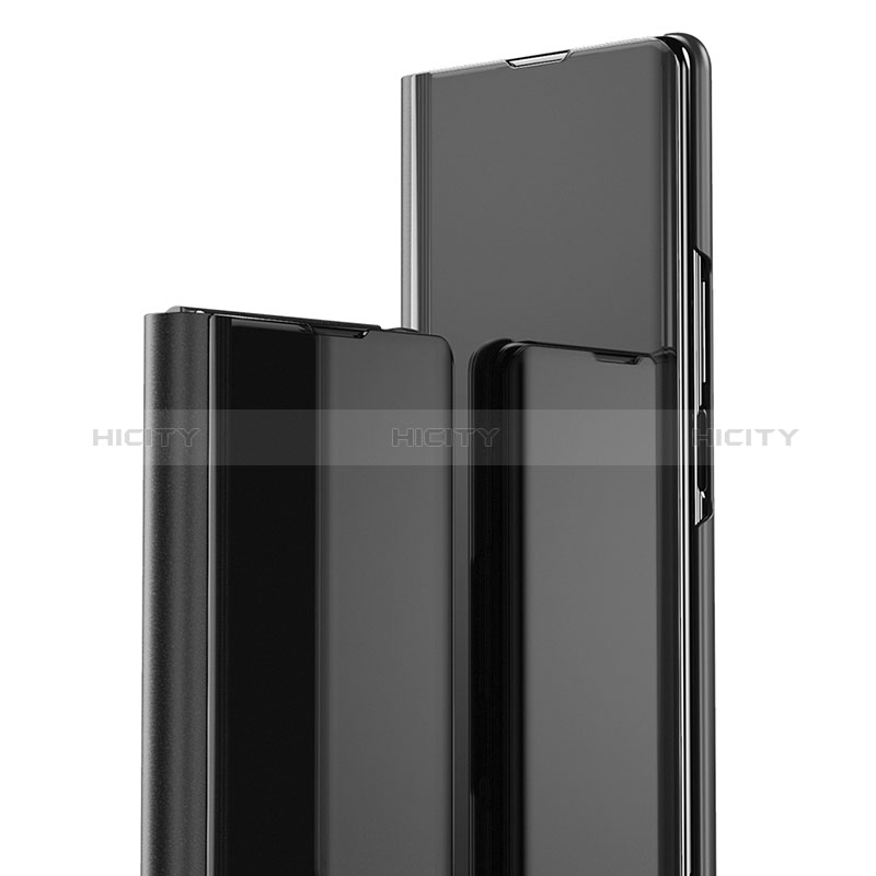 Handytasche Stand Schutzhülle Flip Leder Rahmen Spiegel Tasche L02 für Samsung Galaxy Z Fold3 5G