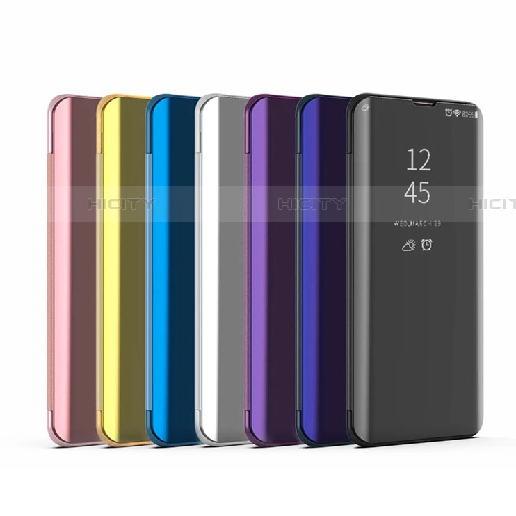 Handytasche Stand Schutzhülle Flip Leder Rahmen Spiegel Tasche M04 für Xiaomi Mi 11 Lite 5G