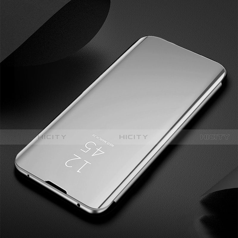 Handytasche Stand Schutzhülle Flip Leder Rahmen Spiegel Tasche S01 für Xiaomi Mi Note 10 Pro