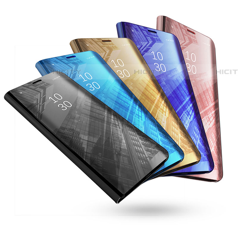 Handytasche Stand Schutzhülle Flip Leder Rahmen Spiegel Tasche ZL1 für Samsung Galaxy A05s