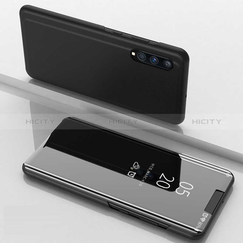 Handytasche Stand Schutzhülle Flip Leder Rahmen Spiegel Tasche ZL1 für Samsung Galaxy A70