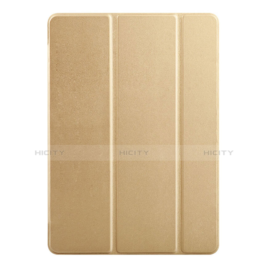 Handytasche Stand Schutzhülle Leder für Apple iPad Air 2 Gold groß