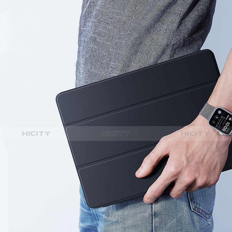 Handytasche Stand Schutzhülle Leder für Apple iPad Air 3 Schwarz