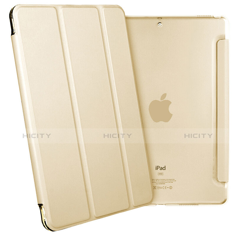 Handytasche Stand Schutzhülle Leder für Apple iPad Pro 10.5 Gold