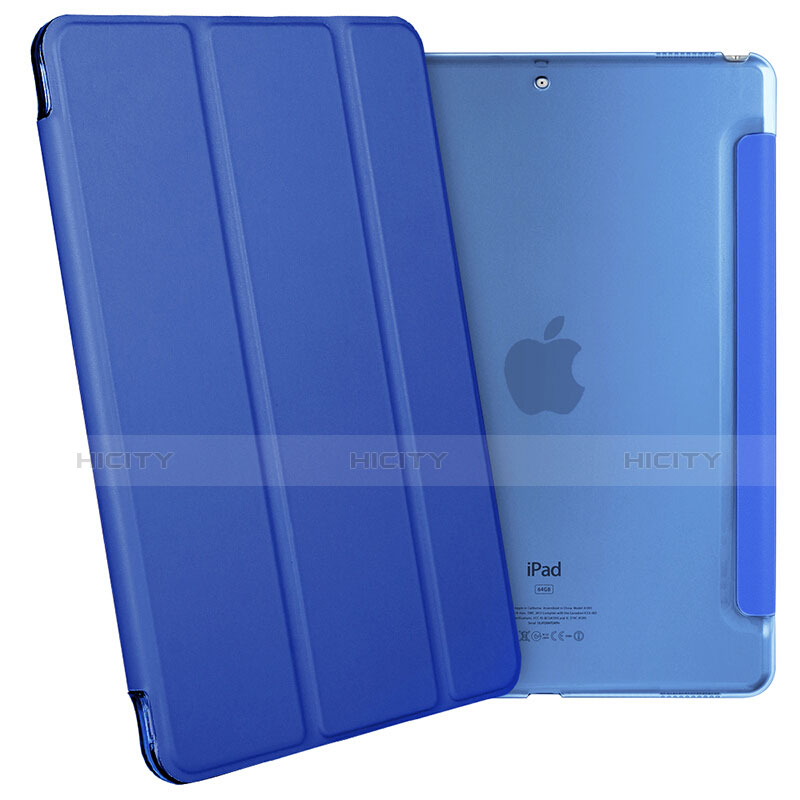 Handytasche Stand Schutzhülle Leder für Apple iPad Pro 12.9 (2017) Blau