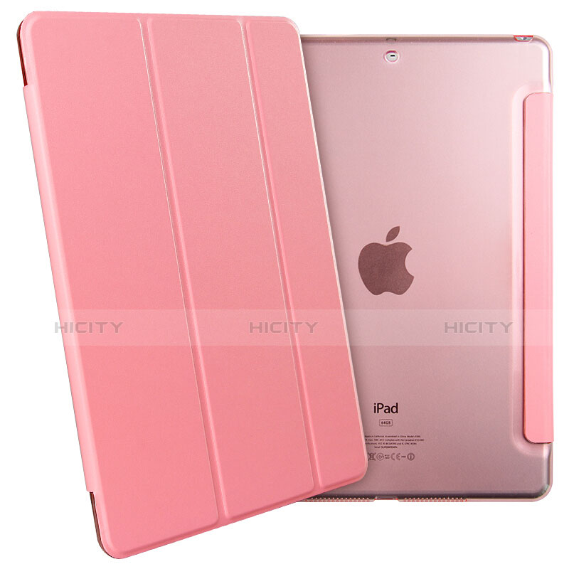 Handytasche Stand Schutzhülle Leder für Apple New iPad 9.7 (2017) Rosa