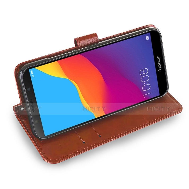 Handytasche Stand Schutzhülle Leder für Huawei Honor Play 7 groß