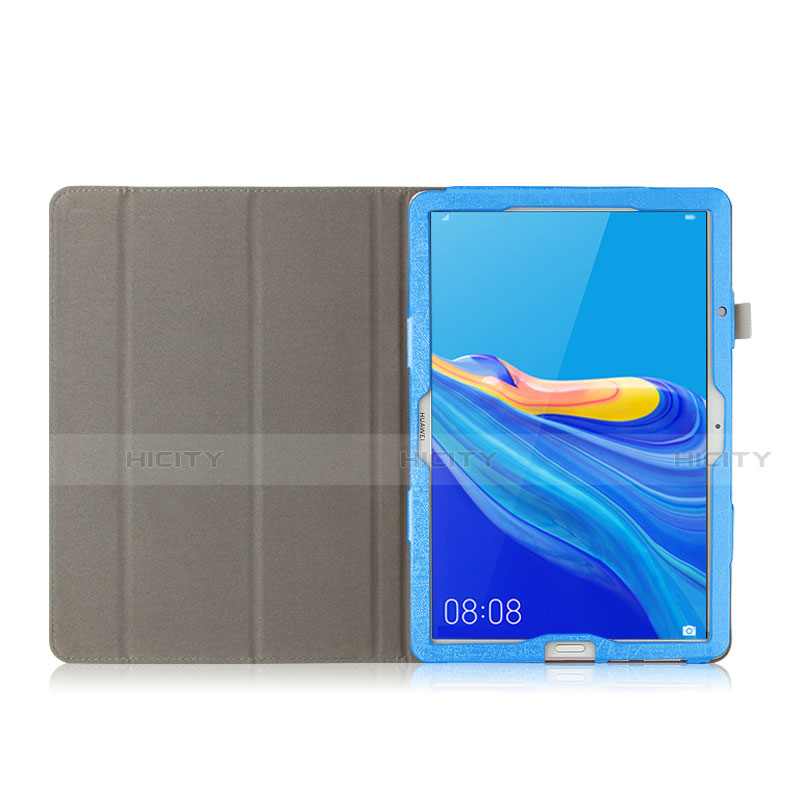 Handytasche Stand Schutzhülle Leder für Huawei MatePad 10.8 Blau groß