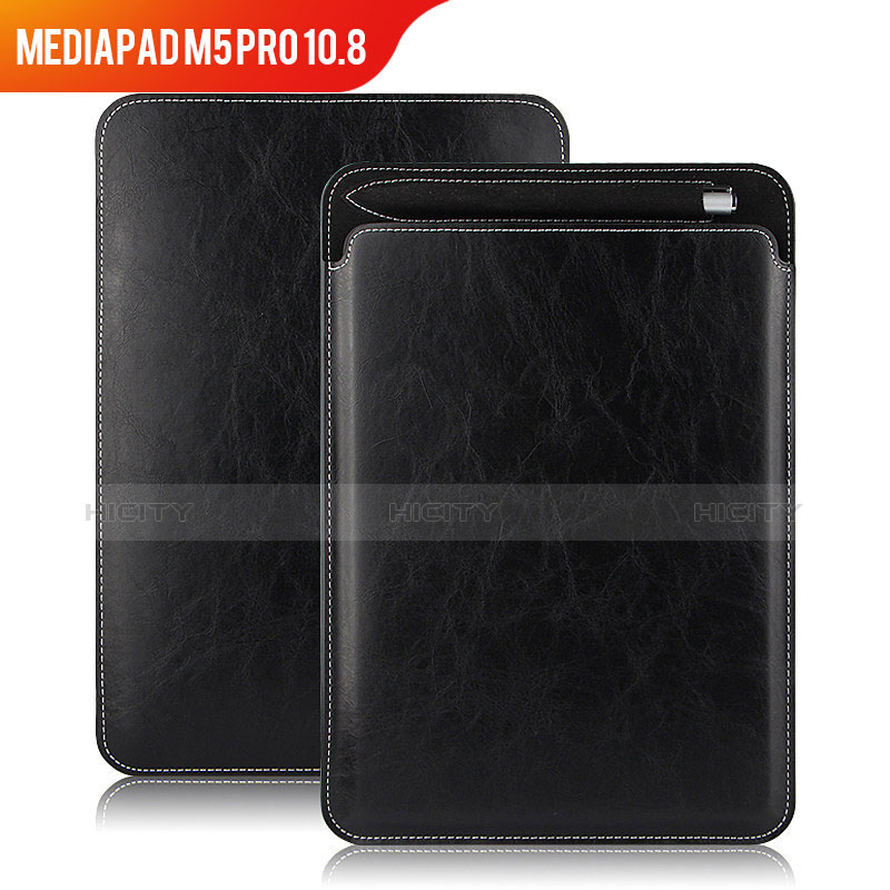 Handytasche Stand Schutzhülle Leder für Huawei MediaPad M5 Pro 10.8 Schwarz Plus