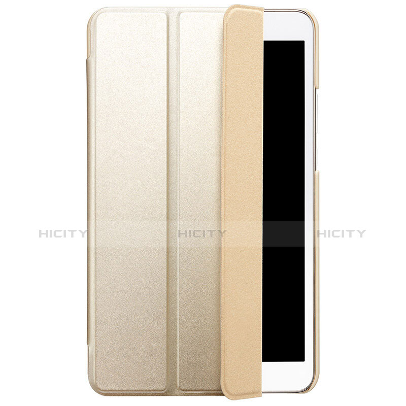 Handytasche Stand Schutzhülle Leder für Huawei MediaPad T2 8.0 Pro Gold groß