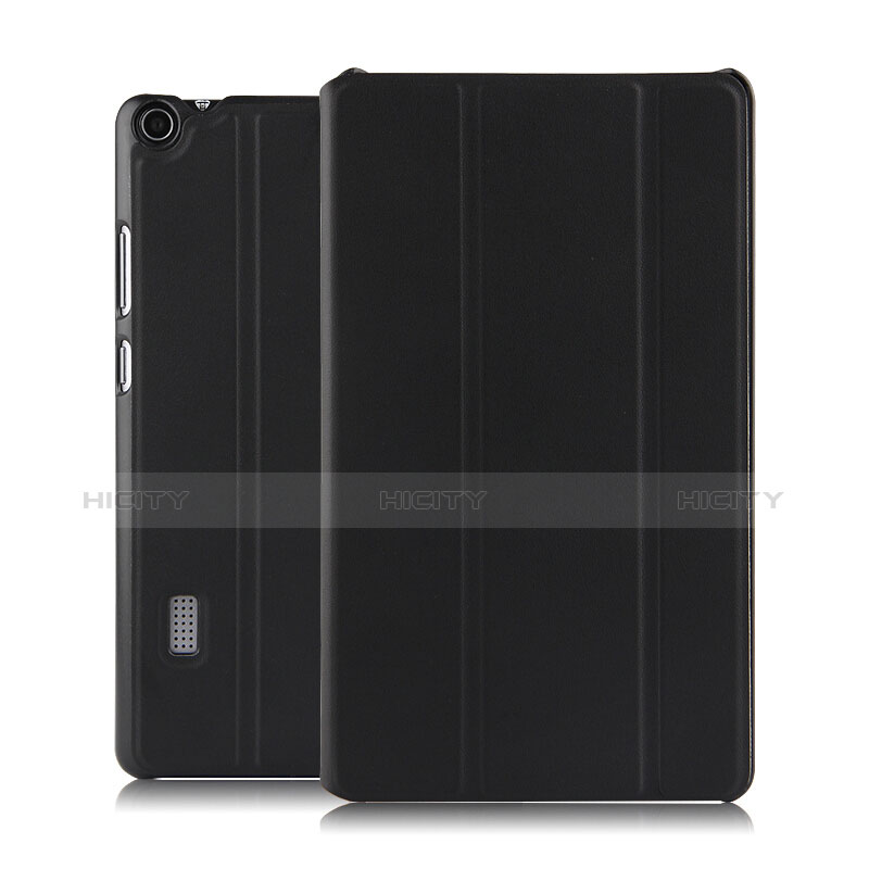 Handytasche Stand Schutzhülle Leder für Huawei MediaPad T3 7.0 BG2-W09 BG2-WXX Schwarz