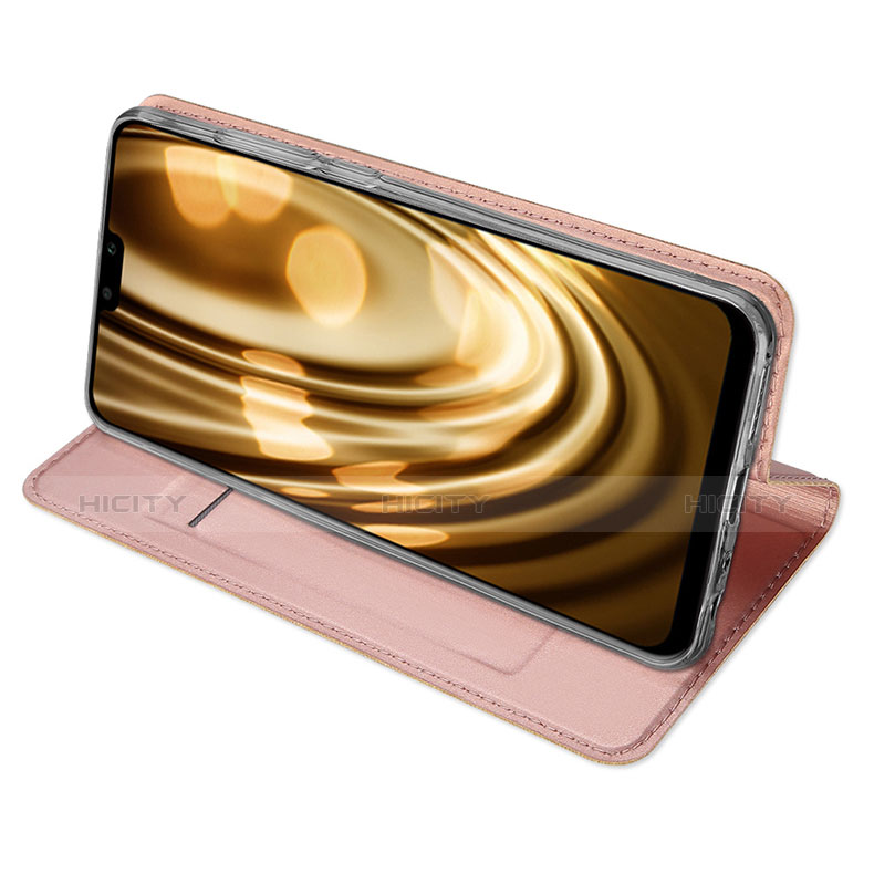 Handytasche Stand Schutzhülle Leder für Huawei Y9 (2019) groß