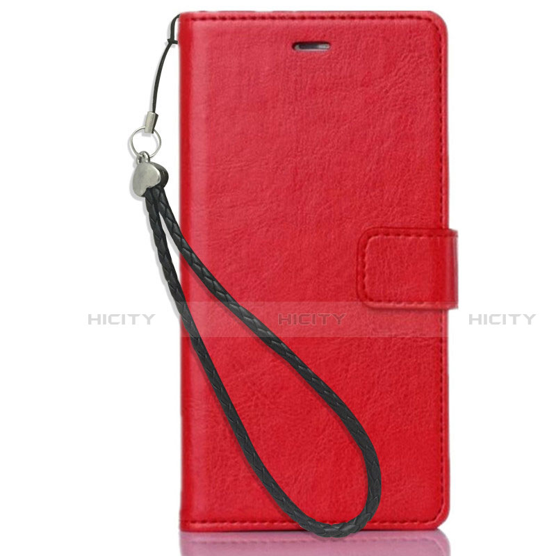 Handytasche Stand Schutzhülle Leder für Nokia X3 Rot Plus