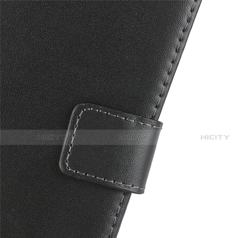 Handytasche Stand Schutzhülle Leder für Samsung Galaxy A60 Schwarz