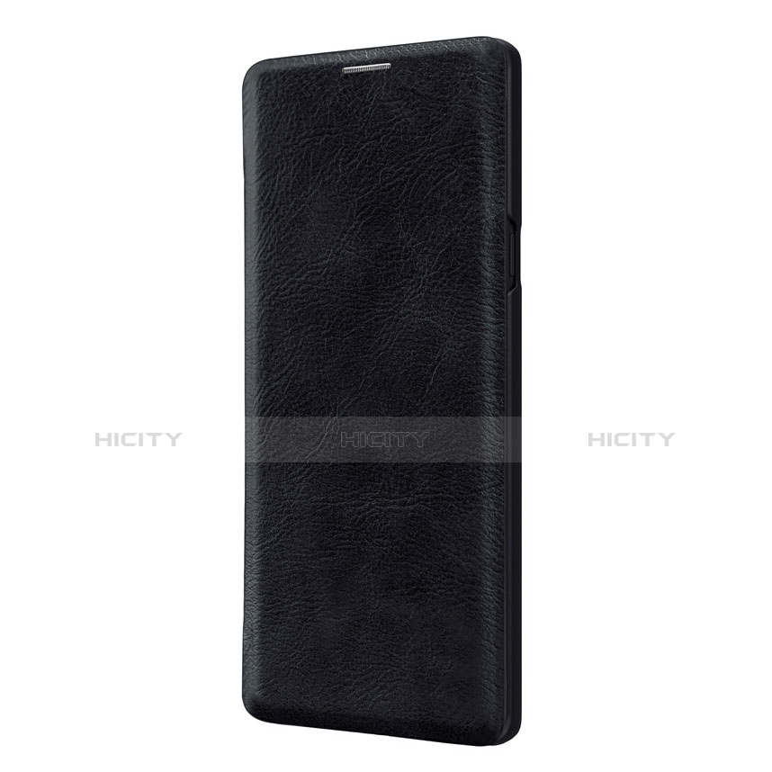 Handytasche Stand Schutzhülle Leder für Samsung Galaxy Note 9 Schwarz groß