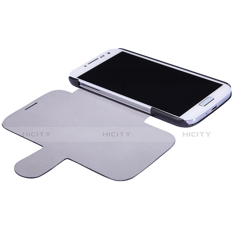 Handytasche Stand Schutzhülle Leder für Samsung Galaxy S4 i9500 i9505 Schwarz