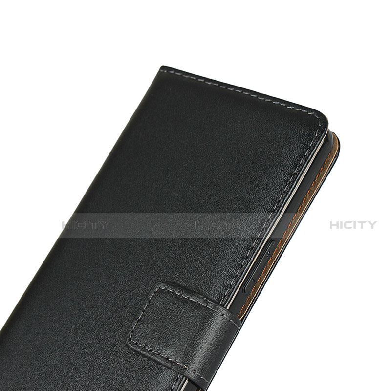 Handytasche Stand Schutzhülle Leder für Sony Xperia 1 II Schwarz