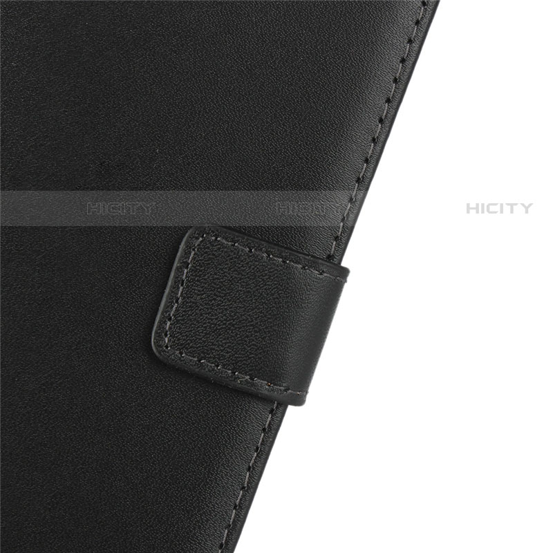 Handytasche Stand Schutzhülle Leder für Sony Xperia 1 Schwarz groß