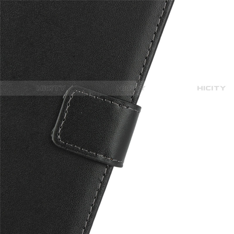 Handytasche Stand Schutzhülle Leder für Sony Xperia 10 Schwarz groß