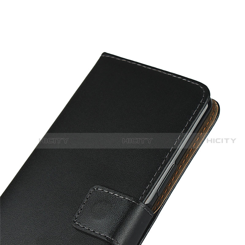 Handytasche Stand Schutzhülle Leder für Sony Xperia 5 II Schwarz